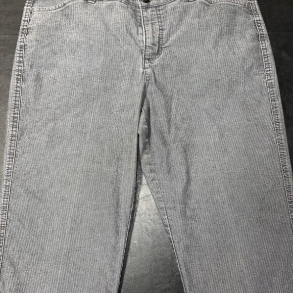Riders by Lee Women 14P Gray Herringbone Stripe Straight Leg Jean (GS1)‎ - Picture 4 of 7